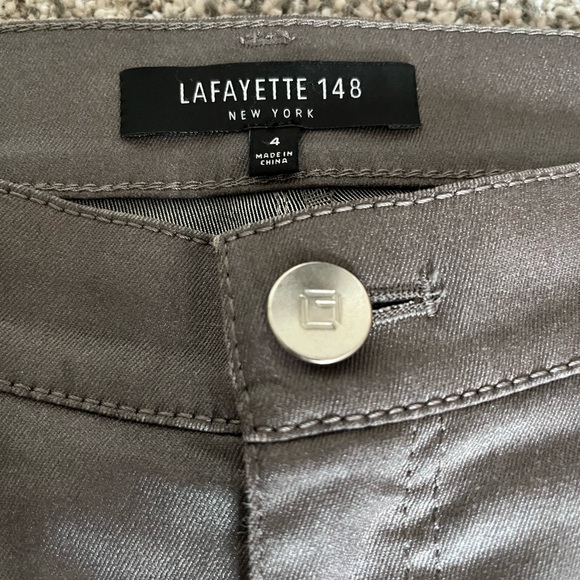 LAFAYETTE 148 Waxed Denim Jeans - Picture 2 of 6